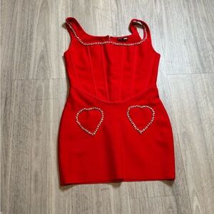 Red valentine dress